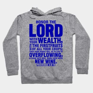 Proverbs 3:9-10 Hoodie